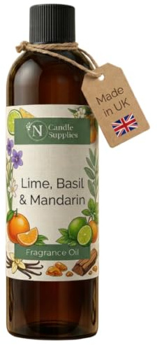 NI Candle Supplies Coconut Lime Fragrance Oil for Candle Making & Wax Melts | 10ml, diffusers, bath & body, room sprays, vegan, cruelty-free, CLP & UFI compliant, phthalate-free, UK made