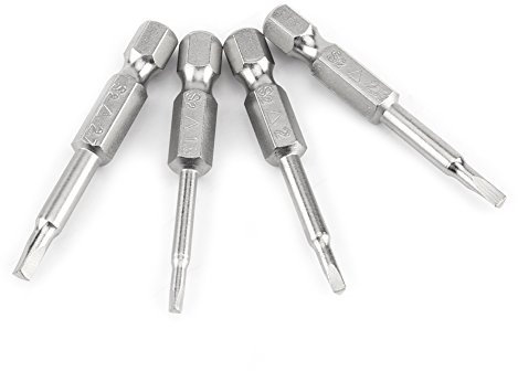 Schraubendreher Bit，6,35 mm Sechskantschaft TA1.8/TA2.0/TA2.3/TA2.7 legierter Stahl Dreieck-Schraubendreher-Schraubendreher-Bit Elektroschrauber-Bit