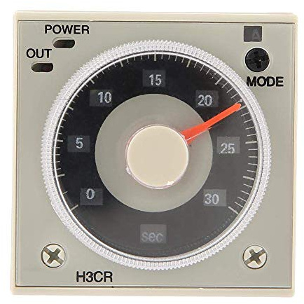 H3CR-A 11-Pin rango de tiempo de temporizador de retardo ajustable 100-240VAC 100-125VDC 0.5S-300H relé de tiempo de control de perilla