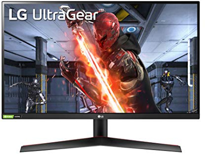 LG 27GN600-B Ultragear 27 IPS LED FHD G-Sync Compatible Monitor with HDR (DisplayPort, HDMI) - Black