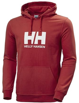 Helly Hansen Herren HH Logo Hoodie, Rot, L