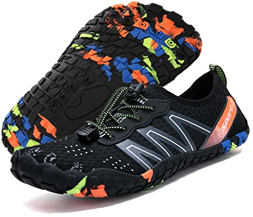 Water Shoes Men Women Barefoot Shoes Outdoor for Beach Aqua Swim Pool River Water Quick Dry Boating Fishing Diving Surfing with Yoga Aerobics