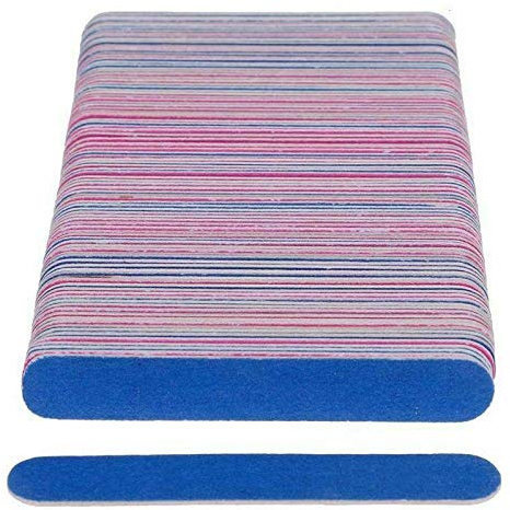 100pcs Disposable Mini Nail File 180/240 Grit Double Sided Emery Board, Nail Buffering Files for Home and Salon Use Pedicure Manicure Travel