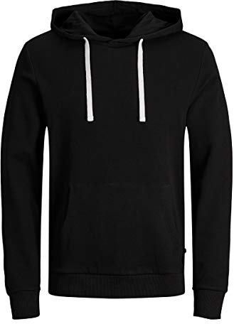 JACK & JONES Jjeholmen Sweat Hood Noos huvtröja, svart, 3XL