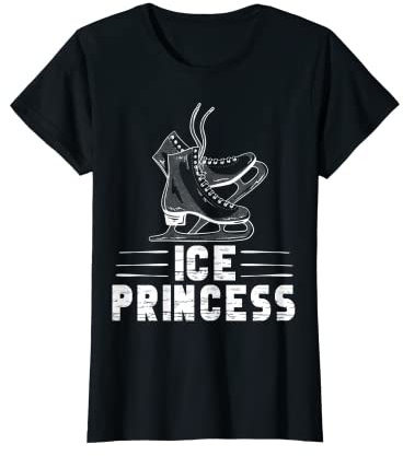 Eisprinzessin Eiskunstlaufen Schlittschuhe T-Shirt