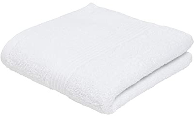 Today Essential - Toalla de baño (algodón, 50 x 90 cm), Color Blanco