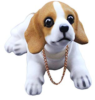 Veemoon Bobbleheads, Dog Dashboard Bobbleheads Car Decoration Nodding Dog Ornaments for Car Vehicle Decoration Desk Tabletop Office Decor Dashboard Decorations