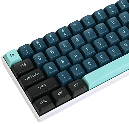 Benutzerdefinierte Tastenkappen, CSA-Profil, 160 Tasten, ABS-Double-Shot mit ANSI-Layout- und ISO-Layout-Kit für Switches von Cherry MX, Gateron, Kailh, TTC, Holy Panda, Design Monster (QWERTY-Layout)
