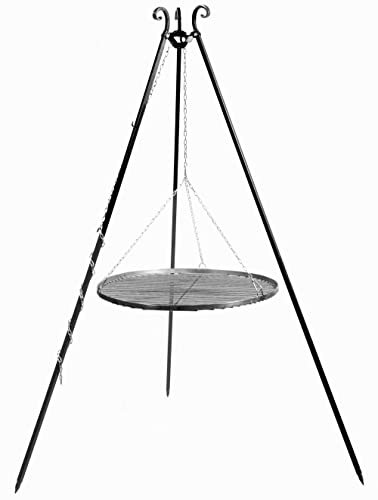 GMD Living Schwenkgrill LODSCH 180 cm inkl. Grillrost aus Rohstahl, Größe:Grillrost Ø50 cm