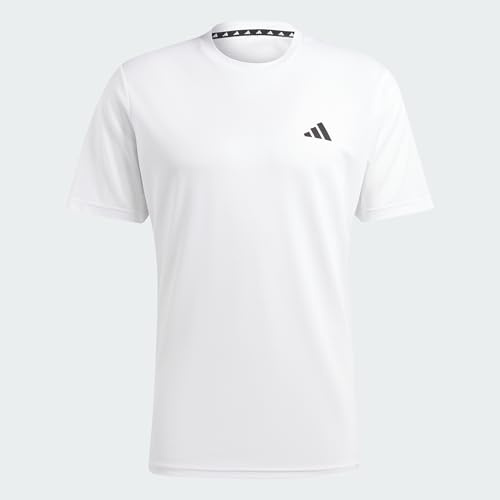 adidas Train Essentials Training T-shirt Camiseta, White/Black, 3XL Hombre