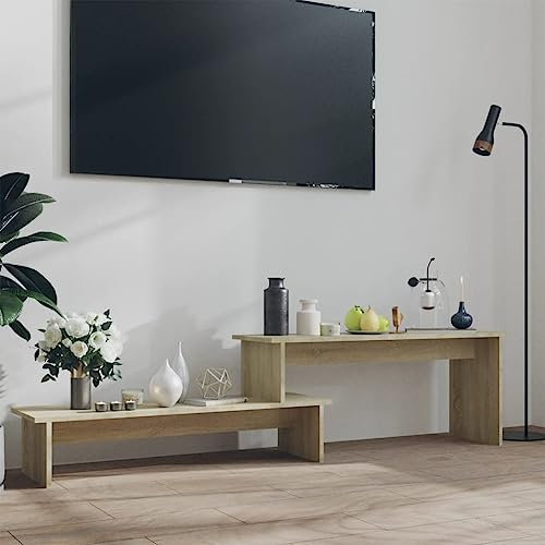 RAUGAJ Home & Garden TV-Schrank, Sonoma Eiche, 180 x 30 x 43 cm, Holzwerkstoff
