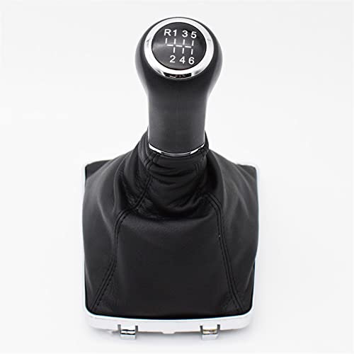 Car Schaltsack Für Opel Für Vauxhall Für Astra H 2005-2009 5/6 Geschwindigkeit Auto Schaltknauf Hebel Stift Stick Gaitor Boot Abdeckung Car Gear Shift Knob (Größe : 6 speed)