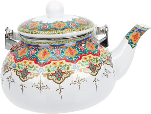 Bouilloire sifflante for cuisinière, bouilloires plates Fu Vintage, théière sifflante à gaz, style électromagnétique, cuisinière à impression, chauffe-eau à induction, cuisine turque, dessus de servic