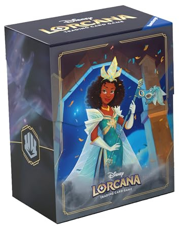 Ravensburger - Disney Lorcana TCG: Cieli Scintillanti, Tiana Deck Box 80 Carte, Porta Mazzo di Carte da Gioco Collezionabili, Gioco Adulti e Bambini, Idea Regalo 8+ Anni, Edizione in Italiano