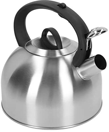 Bollitore da 3 l, in acciaio inox, a induzione, bollitore a fischio, teiera a fischio, con manico per induzione e gas