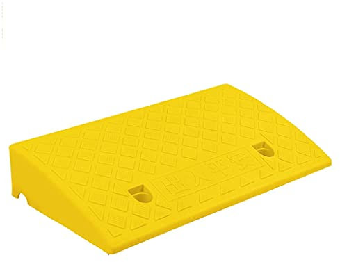 Rollstuhlrampe Rollstuhlrampe Tragbare Schwellenrampe rutschfeste Rampen Hochleistungs-Rollerrampe aus Kunststoff für die Auffahrt Auto-Bordsteinrampen Anti-Rutsch