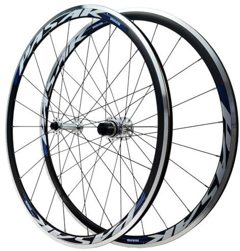 LPYDWZ 700C Rennrad Radsatz, 30MM Aluminiumlegierung Rennrad V-Bremse Abgedichtete Lagerfelgenräder for 7/8/9/10/11/12 Gang Kassette(C)