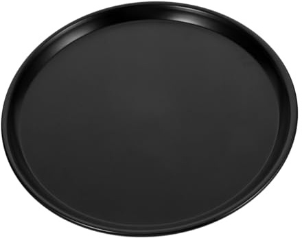 Veemoon Universelles Pizza Tray aus Aluminiumlegierung mit Antihaftbeschichtung Rundes Backblech für Gleichmäßige Hitzeverteilung und Rutschfestes Design für Tägliches Kochen und Pizza
