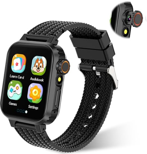 Orologio Bambini con Giochi,Smartwatch per Bambini 32 Giochi, Sveglia, Contapassi, Fotocamera, Giocattoli Educativi, Musicale, orologio intelligente per bambini per Ragazza e Ragazzo 3-12 Anni Regalo
