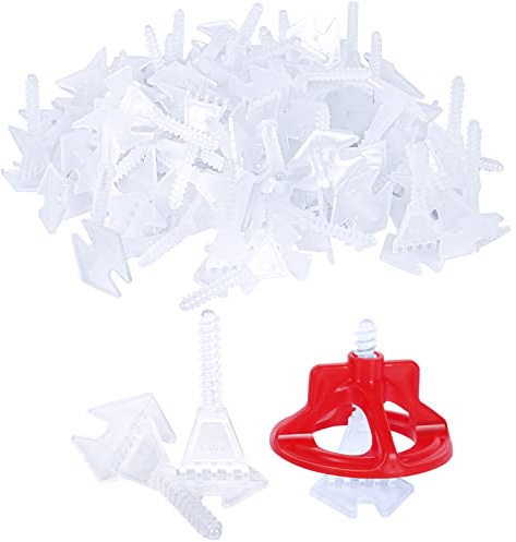 Pro-Grade 1/12 Zoll 2mm Fliesen-Nivelliersystem-Clips, 500 Laschen – Fliesenabstandshalter für Keramik- und Steinfliesen, präzise Spaltkontrolle, mühelose DIY-Installation (500 Laschen 2mm)