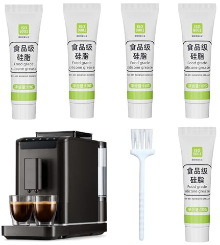 O Ring Pool Lube - 5 Pieces Portable Waterproof Sealant, Multipurpose Grease | Long-Lasting Food-Grade Silicone Lubricant, Kitchen Plumbing Repair Maintenance Pool Equipment for Kitchen Cartridges
