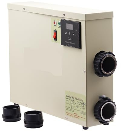 FHRKA Scaldacqua da 15KW per Piscina, termostato per Vasca da Bagno, Pompa di Calore elettrica ad Alta efficienza per vasche da Bagno (5.5KW 380)