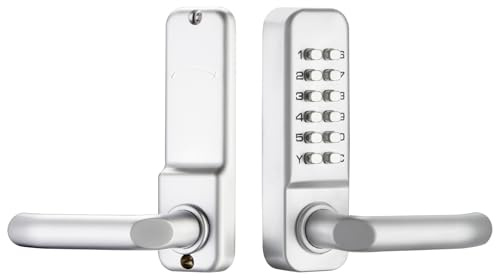 1-11 cifre Set di serratura digitale meccanica per porta password in lega di zinco, serratura di sicurezza per interni ed esterni, accesso senza chiave
