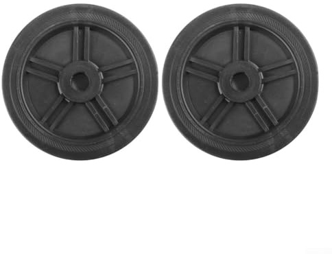 Juego de ruedas de compresor de aire con configuración de doble rueda y hardware a juego para un contacto y dirección fiables con el suelo (6 pulgadas)