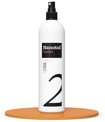 Nano-Imprägnierspray mit Lotuseffekt für Leder, Wildleder, Stoff - Nanotol Textilien Protector - Pflegespray für Kleidung, Schuhe und Outdoor Textilien aller Art