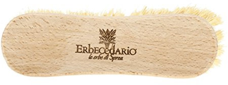 Spazzola Corpo per Spazzolatura a Secco, Setole Naturali Tampico Erbecedario, Legno di Faggio, Per Contrastare Inestetismi Cellulite e Ritenzione Idrica, Migliora la Circolazione, Azione Esfoliante