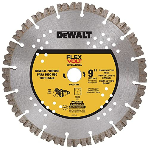 DEWALT 9in. FLEXVOLT Diamond Cutting Wh