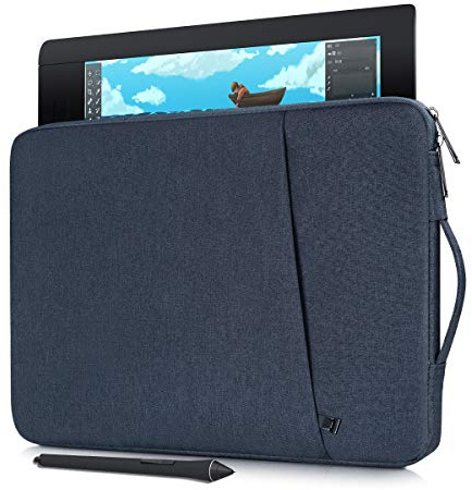 Funda para Tablet de Dibujo para UGEE M708, GAOMON PD1161, Huion HS610 HS611/ Inspiroy 2, HUION KAMVAS 12/13, Wacom PTH660, XP-Pen Deco 01 V2, Color Azul Marino