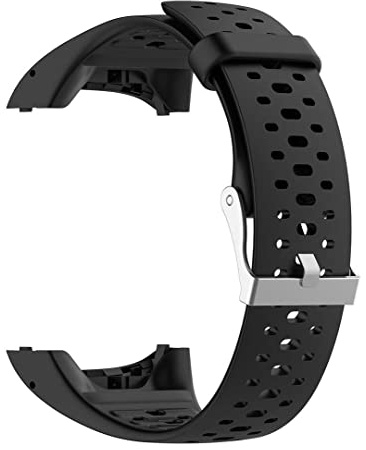 INF Bracelet Compatible avec Polar M400/M430, Bracelets en Silicone de Remplacement Compatible avec Polar M400/M430, Noir