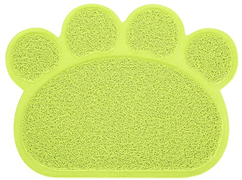 Katzenstreu Matte Vorleger für Katzentoilette Katzenklomatte Katzenstreumatte Matte für Katzenklo Katzenstreu Matte(Grün)