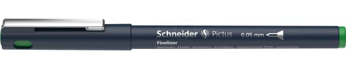 Schneider Pictus Fineliner Stift, 0,05 mm Linienbreite, Grün