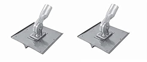 Kraft Tool Co. CC025 Fugenfräse aus Edelstahl, 20,3 x 20,3 cm, Radius 1,27 cm, Tiefe mit Gewindegriff, 2 Stück