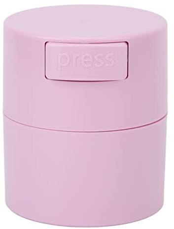 Wimpernkleber Aufbewahrungsbox, Wimpernkleber Vorratstank, Aufbewahrungsbox für Wimpernkleber Unterdruck großes Fassungsvermögen Behälter für Wimpernverlängerungskleber(rosa)