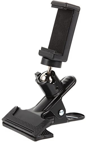 Abaodam 360degree Guitar Phone Stand Guitar Head Clip Phone Holder for Live Broadcast Bracket Accessories Fits Smartphones