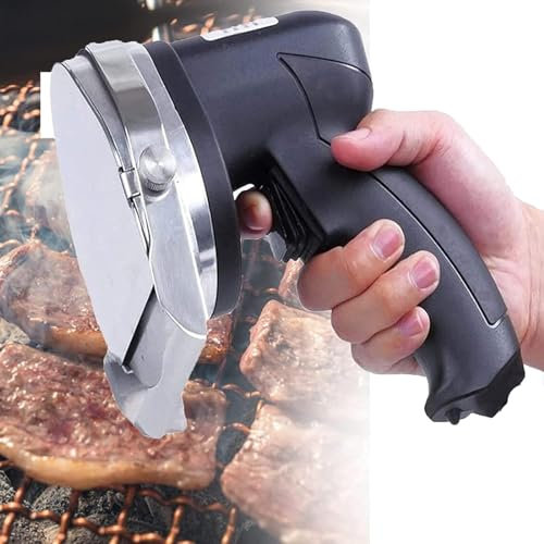 Weyot Coltello Elettrico Professionale per Doner Kebab, Coltello per Carne affettata, Coltello Portatile Affettatrice elettrica per Kebab, Lama ad Alta velocità in Acciaio ino