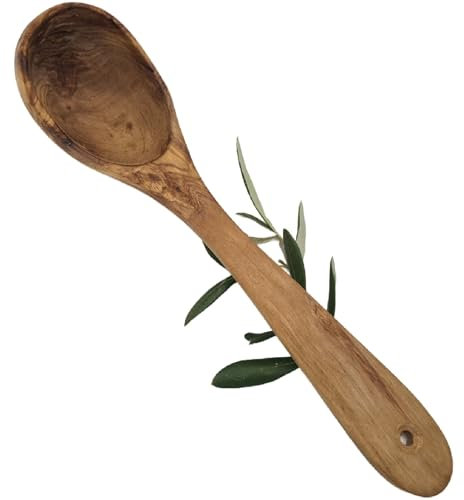 Louche naturelle en bois d'olivier