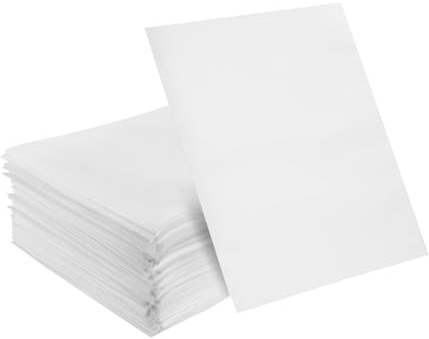 FUNOMOCYA Bolsas de Espuma Epe Blanco de Platos y Cristalería 100 Amortiguación y Resistencia al Agua para Embalaje y Protección para Transporte Seguro