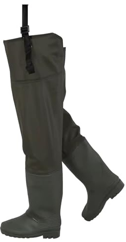 Stivali Da Pesca Leggeri Per Uomo - Stivali A Mosca in PVC Alti 80 Cm Con Suola Antiscivolo