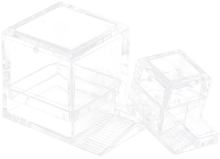 TOYANDONA Ameisen Trinkbehälter 2 Stück aus Acryl Transparenter Wassernapf und Futterspender Leichter Ameisenfarm Wasserspender für Ameisen in Ameisennest und Insektenhaltung