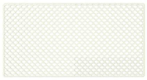 Tappetino in Silicone per lavello da Cucina, Tappetino Protettivo per lavello da Cucina, 76 x 40 cm, Grande, Antiscivolo, con Resistenza al Calore e Design ritagliabile (Bianco)
