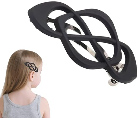 Pasadores franceses para mujeres de gran tamaño,Pinzas de pelo planas garra retro grandes | Accesorios para la cabeza con enchufe antideslizante para novia Updos fijación cola de caballo rizado playa
