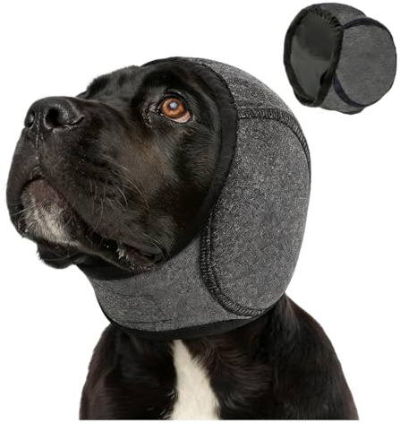 LAKPYN Dog Noise Cancelling Ohrenschützer L – Beruhigend, verstellbar für Donner, Artificio-Feuer – Pflege, Bad, Stress