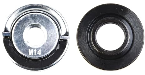 Mandrino a piastra di bloccaggio per smerigliatrice angolare M14, dado a sgancio rapido con piastra di pressione inferiore, compatibile con dischi da 115/125/150/180/230 mm, 11000 giri/min, 1200 W