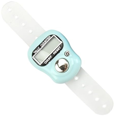 Clickers per conteggio – Contatore Clicker portatile con display digitale – Contatore numerico per golf, maglieria, uncinetto, contatore dita regolabile, contatore di giri portatile