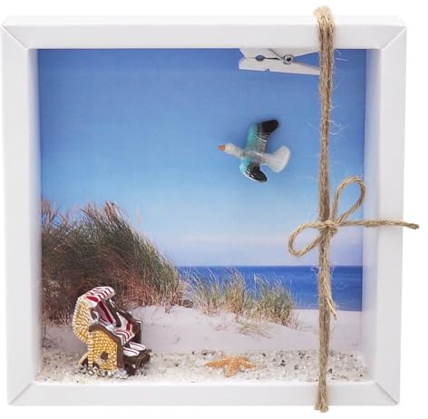 ZauberDeko Geldgeschenk Verpackung Nordsee Ostsee Strandkorb Geldverpackung Urlaub Reise Gutschein