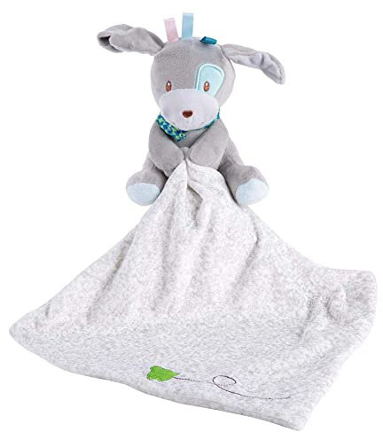 Zerodis Baby Beschwichtigen Handtuch Weiche Quadratische Sicherheitsdecke Plüsch Cartoon Tier Puppe Handtücher Tröster vor dem Schlafengehen Kuschel Spielzeug für Kinder(Hund)